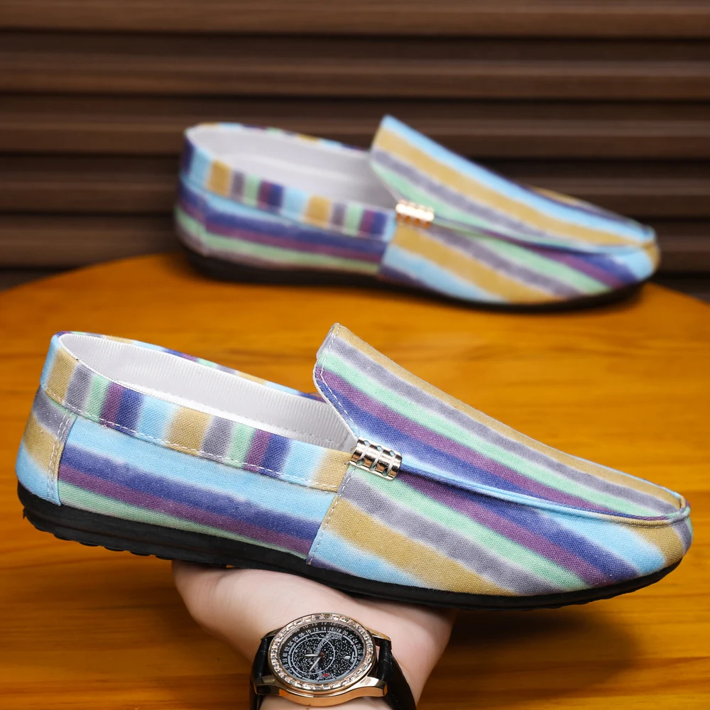 

2025 Spring/Autumn Fashion Trends Men's Footwear Colourful Printed Trendy Men's Shoes Youthful Casual Oversized Student shoes