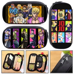 Anime Jojo Bizarre Adventure Pencil Bag Kujo Kira Yoshikage KILLER QUEEN Cosmetic Cases Teenager Pencil Box Stationary Bag Gift