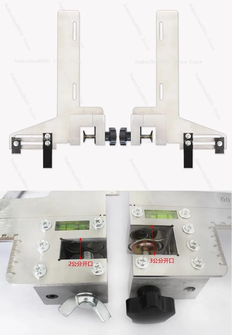 Single Line Elevator Guide Rail Alignment Tool Magnetic Positioning Gauge for Installation and Maintenance