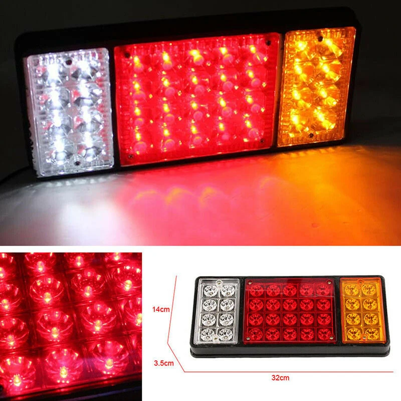 1 pz 12V 36LED fanale posteriore fanale posteriore freno Stop indicatore lampada rimorchio camion Van Caravan