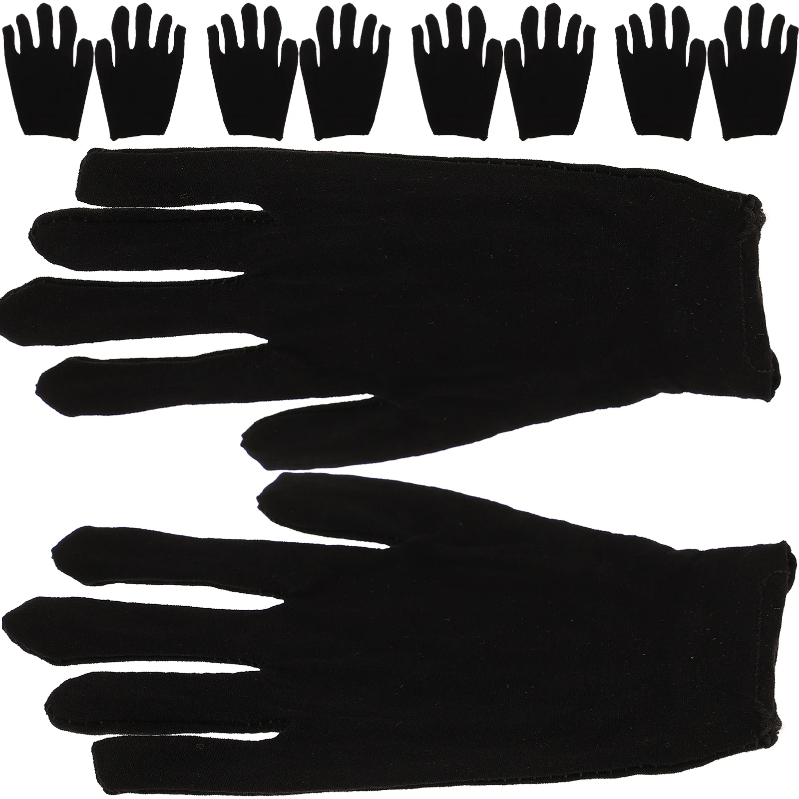 

12Pairs Moisturizing Cotton Gloves Breathable Protective Safety Gloves for Industrial Gardening Cleaning Jewelry Handling