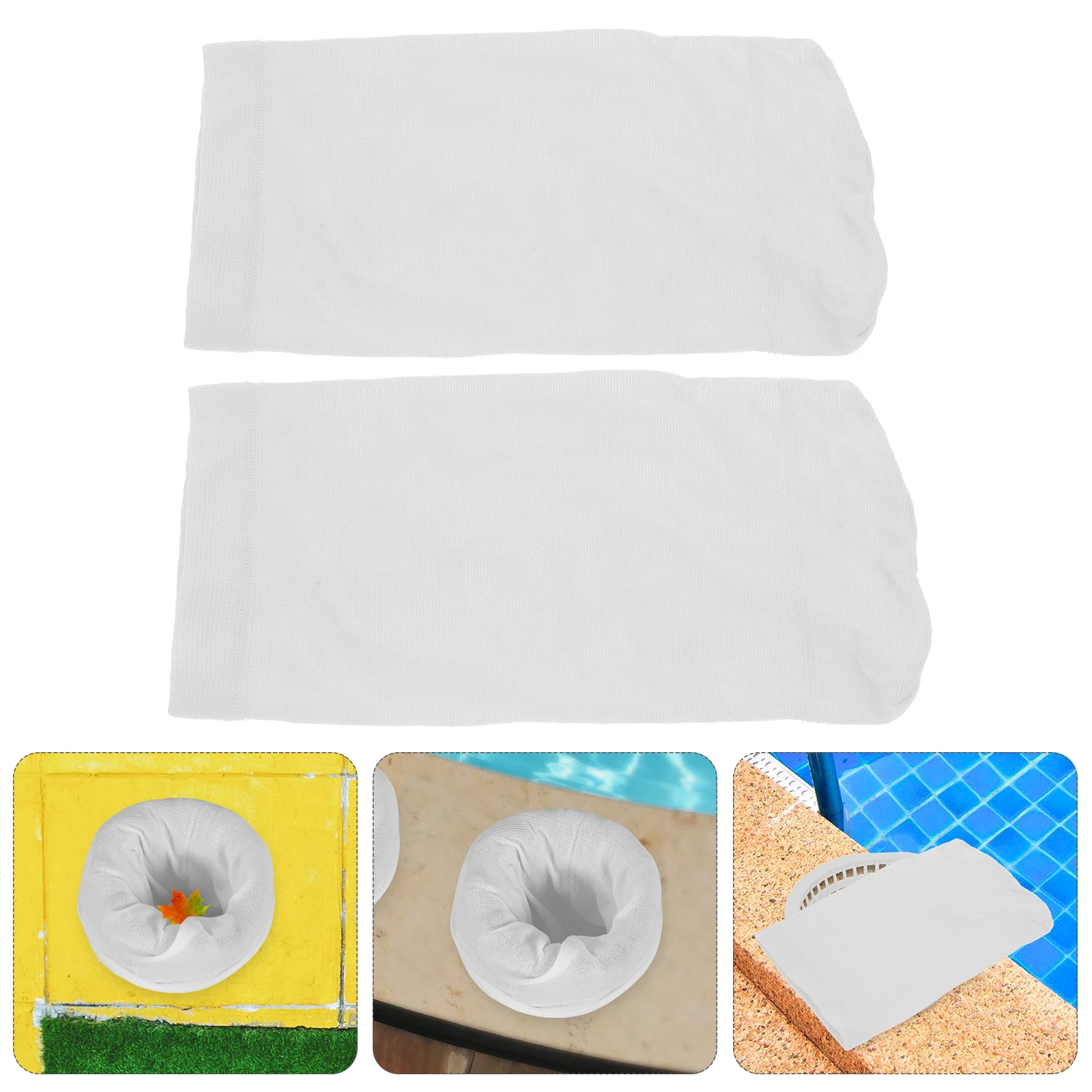 

20 Pcs Swimming Pool Filter Socks Skimmer Basket Net Fine Mesh Accessories Replacement Polyester for