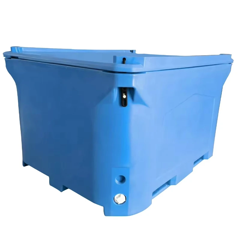 

Plastic Insulated Fish Tank Container Large Capacity 480 Liters Ice Fish Bucket Cooler Box Food Storage