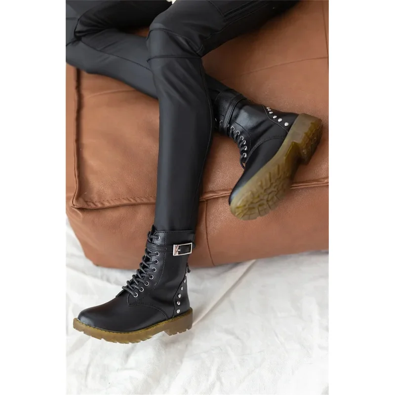 BJD/SD دمية الأحذية اللعب عالية الجودة الأولاد ID75 1/3 1/4 أسود براون جولة تو الجلود لينة سوليد حذاء من الجلد الهدايا إكسسوارات دمي #1