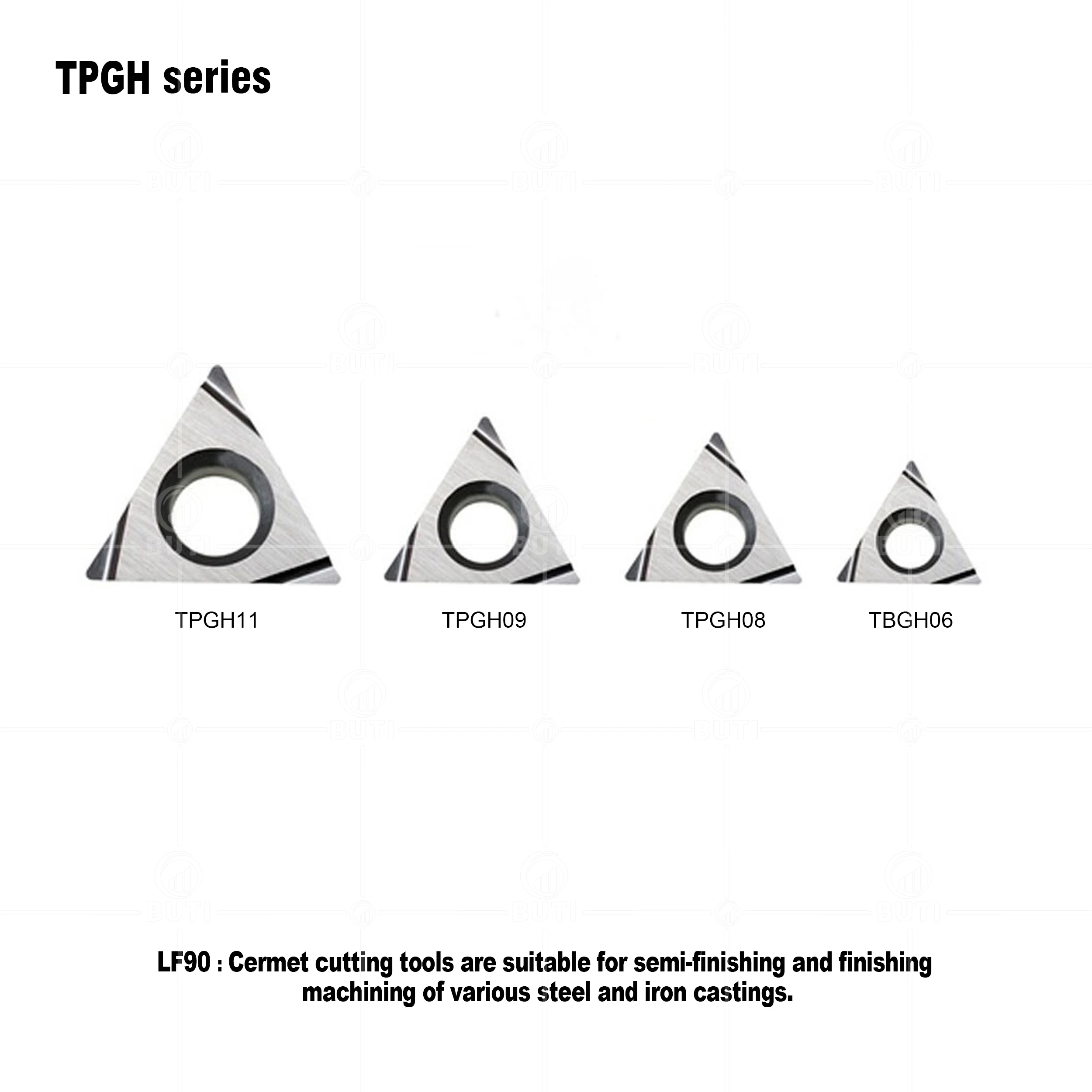 Imagem -05 - Deskar 100 Original Tbgh060102 Tpgh080202 Tpgh080204 Tpgh090202 Tpgh110302l-f Lf90 Alta Qualidade Cermet Torno Torneamento Ferramenta Peças