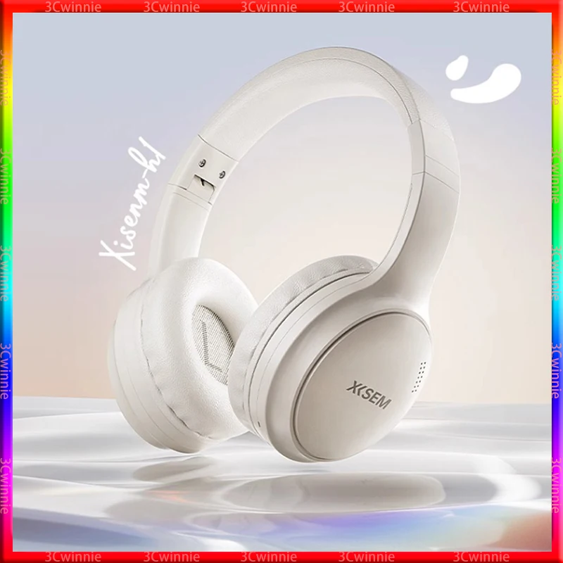 

2025New XISEM H1 Wireless Bluetooth 5.3ENC Noise Reduction 3DSound Field Headphones Outdoor Gaming Dual Noise Reduction Function