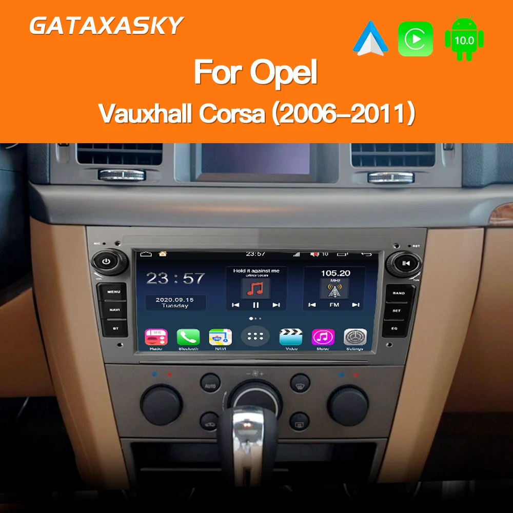 GATAXASKY Car Android 10 Multimedia Navigation Carplay Radio for Opel Para Astra Meriva Vectra Antara Zafira Corsa Gps Stereo