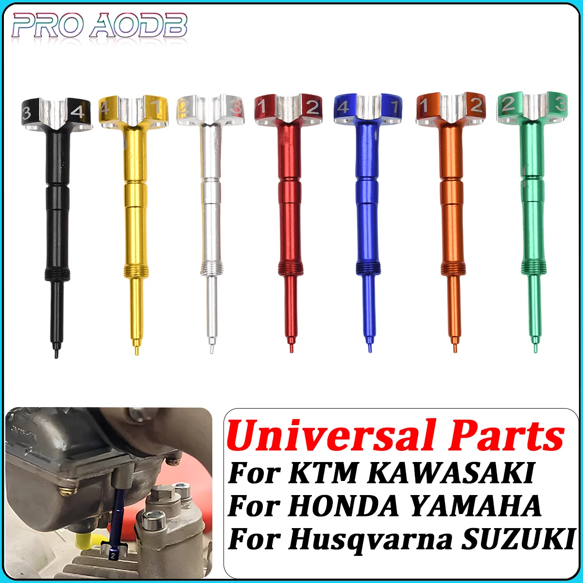 

Air Fuel Mixture Screw Adjuster For Honda CRF150R CRF250R CRF250X CRF450R CRF450X TRX450R CRF 150R 250R 250X 450R 450X