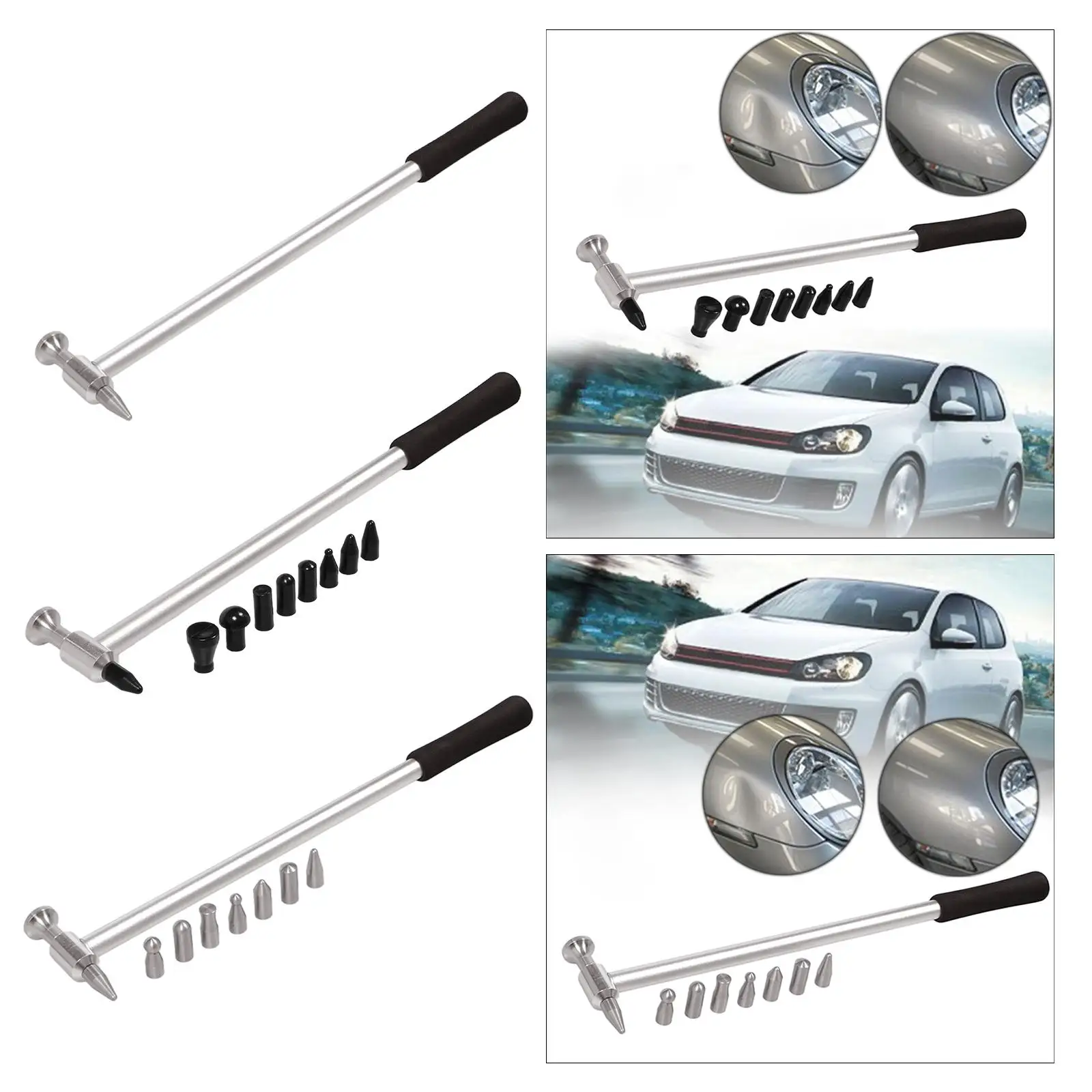 أداة إصلاح دنت السيارات أداة إصلاح دنت السيارة للخدوش الأخرى لوحة معدنية إزالة دنت جسم السيارة للدراجات النارية