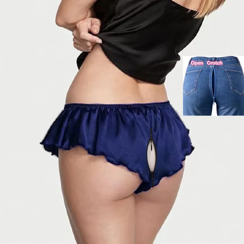 

Трусы с открытой промежностью и эффектом подтяжки ягодиц для мужчин, женщин и пар, дышащие, из хлопка, для повседневной носки, комфортные, сексуальный дизайн