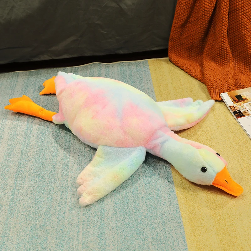 50-190cm Big White Goose Plush Toy Soft Stuffed Animal Huge Duck Pillow Very Large White Goose Sofa Cushion Girl Birthday Gift image 3