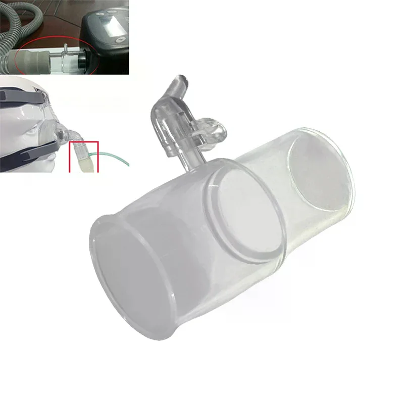 1 قطعة CPAP مزيج الأكسجين محول CPAP الأكسجين إثراء موصل غطاء محول