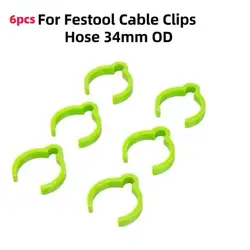 for Festool External Cable Clamp CT Midi Vacuum Cleaner D27 Anti-static Hose Fixing accessory, Outer Diameter 34mm