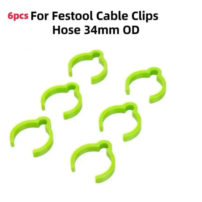 6pcs for Festoo  External Cable Clamp CT Midi Vacuum Cleaner D27 Anti-static Hose Fixing accessory, Outer Diameter 34mm