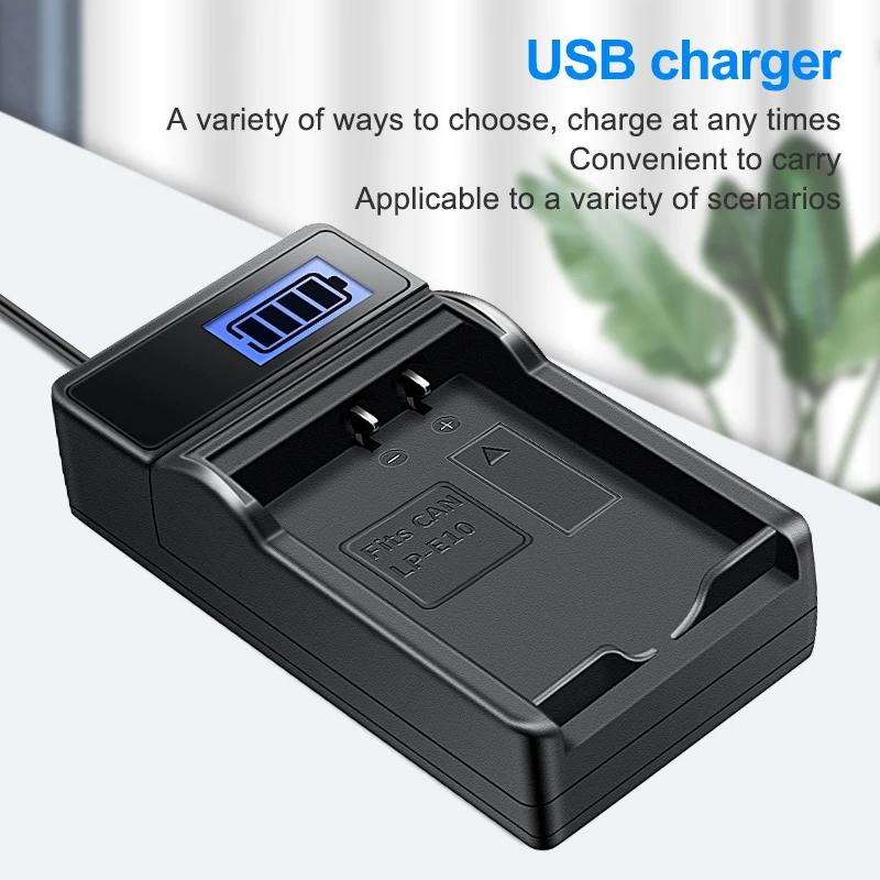 HQIX for Canon EOS REBEL T3 T5 X50 X70 1100D 3000D 4000D 1300D 1200D Camera LP-E10 Battery Charger