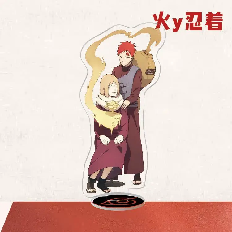 Anime japonês Naruto Kakashi Sasuke bonito padrão acrílico sinalização anime mercadoria pequeno presente
