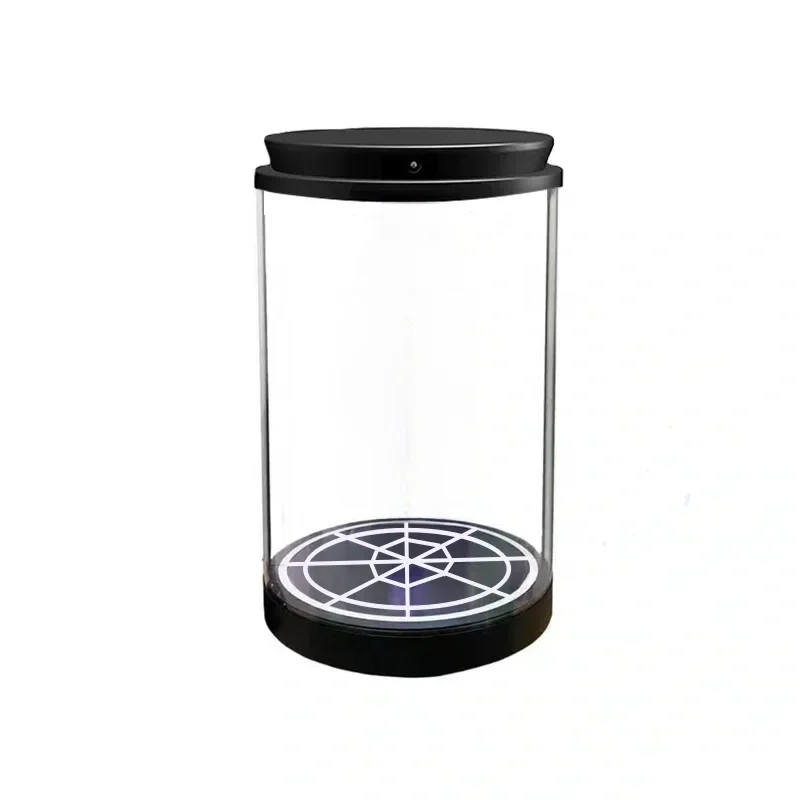 3d Holographic Display Hologram Projector Hologram Cylinder Advertising Display Circular Transparent Screen Hologram Box