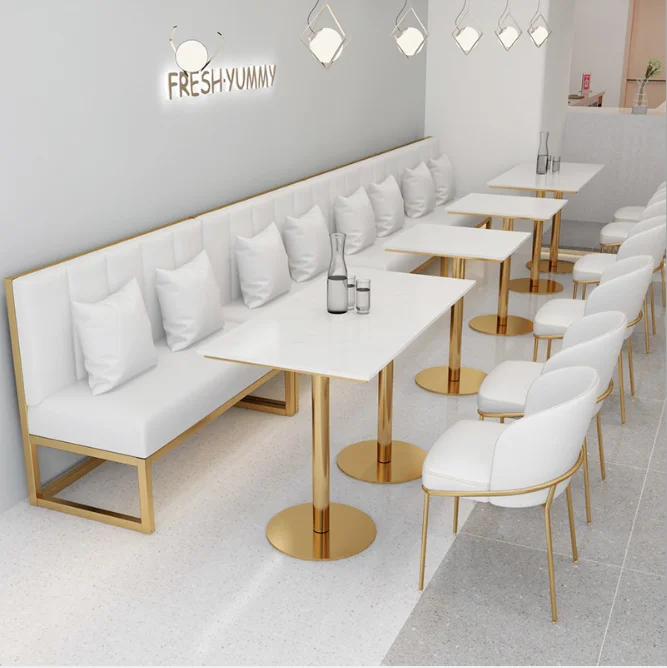 

Seat Sofa Table Chair Milk Tea Shop Dessert Shop Tea Western Restaurant Leisure Bar Dining Table Set