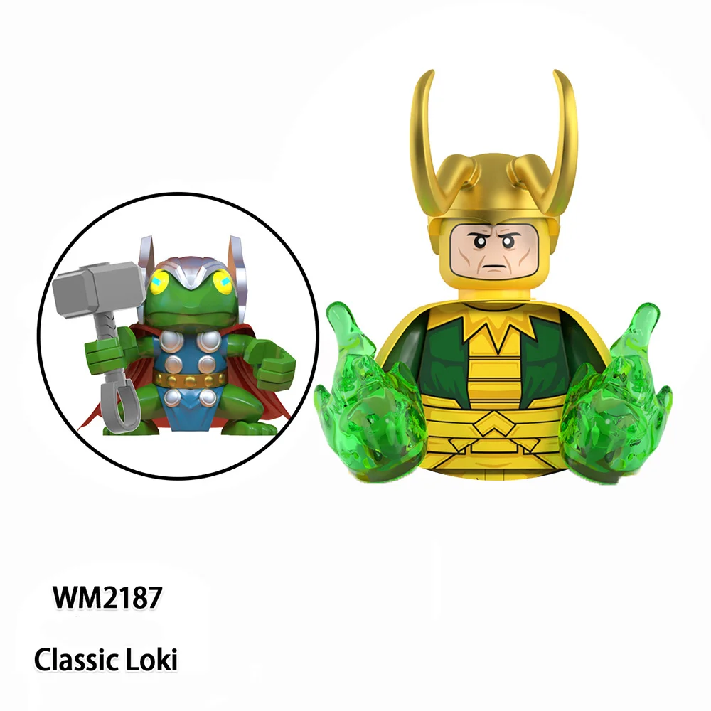 Building blocks Marvel Mini Action figures Children's Party gifts Brick toys Iron Man Venom Loki Ant-man Captain America