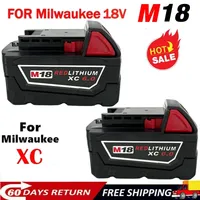 100%For Milwaukee M18 18V 9000mAh 21700 Lithium Replacement Battery For Milwaukee 48-11-1860 48-11-1850 48-11-1840 Tool Battery