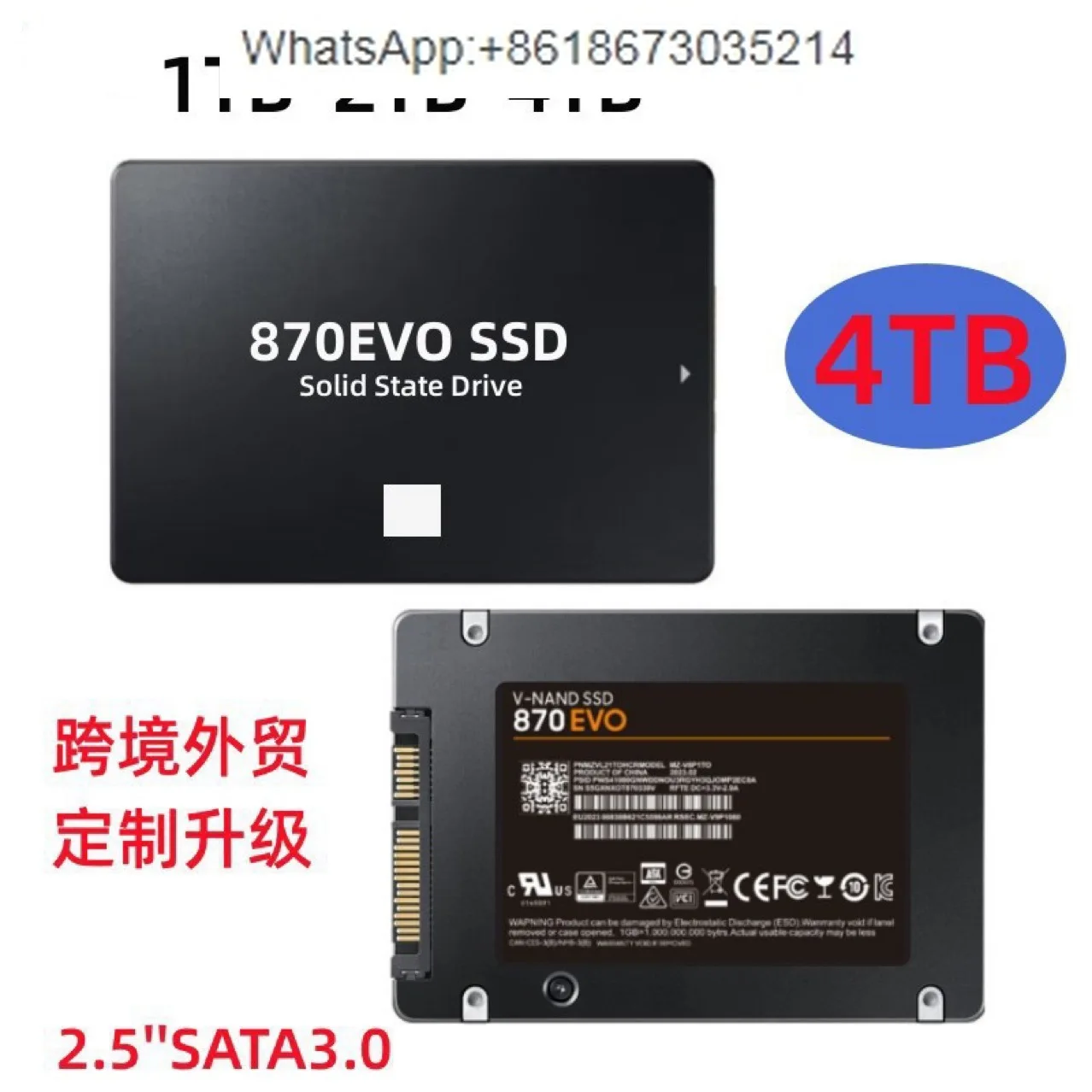 Solid State Drive SSD 1TB 2TB 4TB SATA3 2.5 inch Desktop Notebook Universal