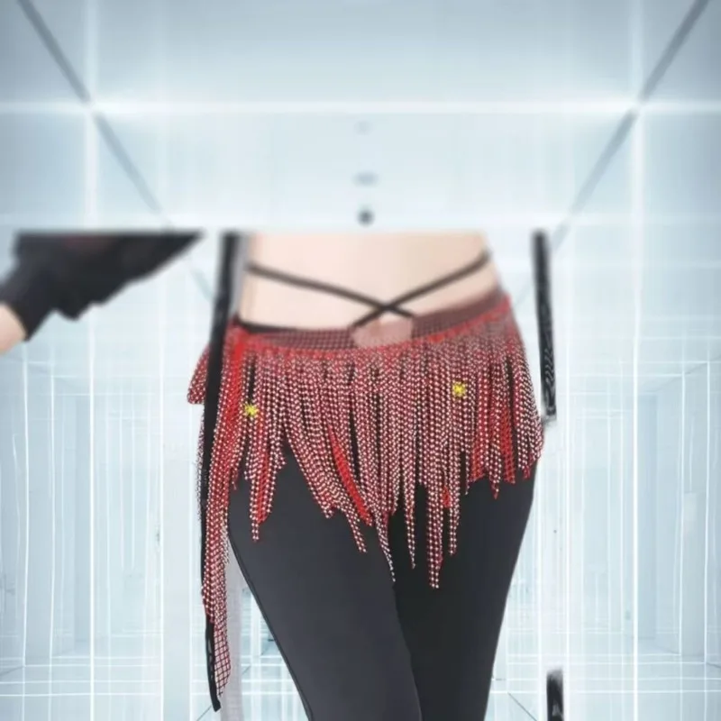 Danse personnalisée du ventre, écharpe de hanche, jupe gitane, costume de danse orientale pour femmes, sari indien, danse orientale professionnelle