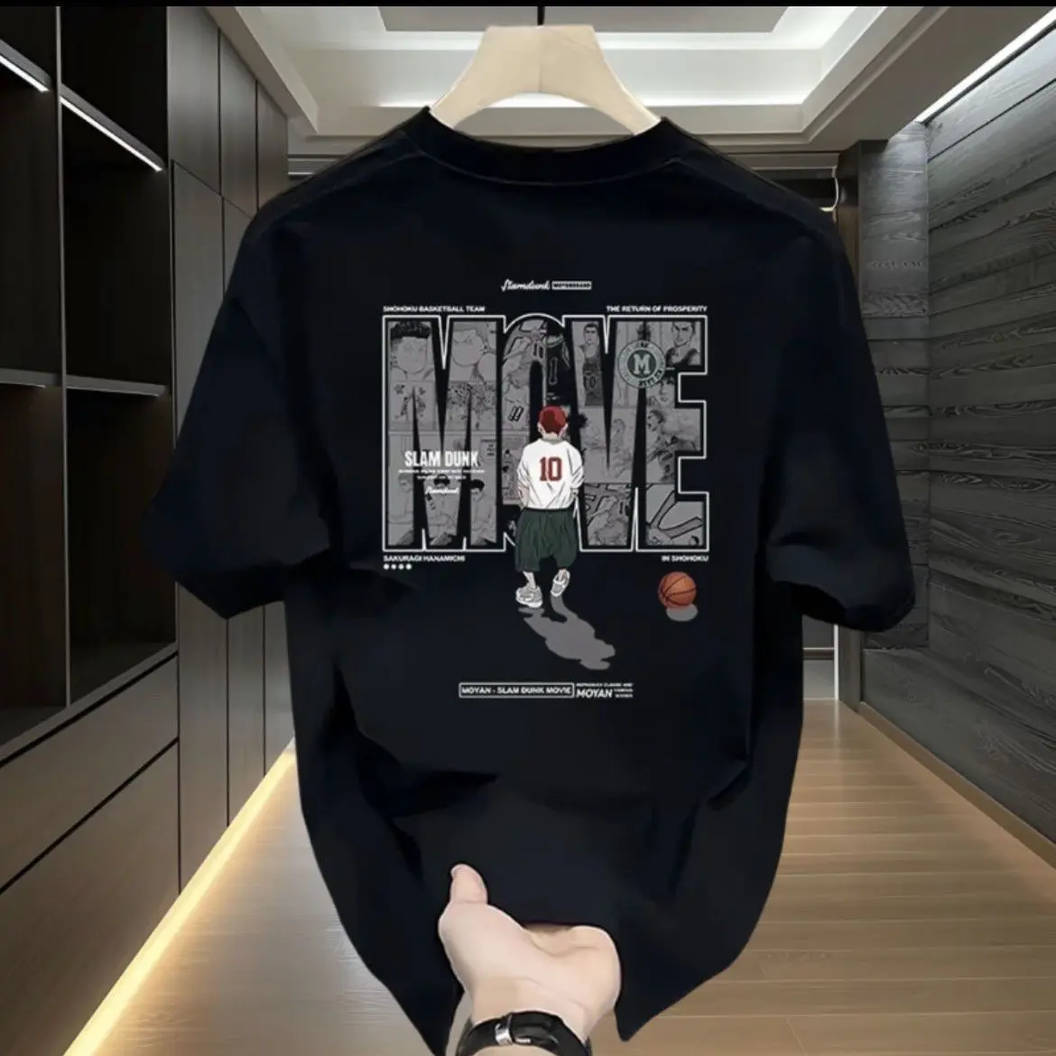 

Summer 2025 New Designer Cotton American Wave Short Sleeve Printed Loose Fit Male Oversized Short Sleeve Luxury T-shirt