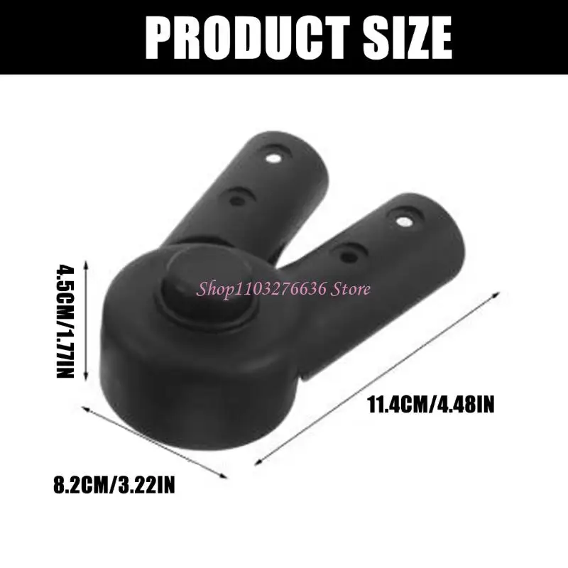 R6FD Flexible Plastic Bending Joint Connector Strollers Adapter For Infant Pram Cart Multiple Brands Compatibility