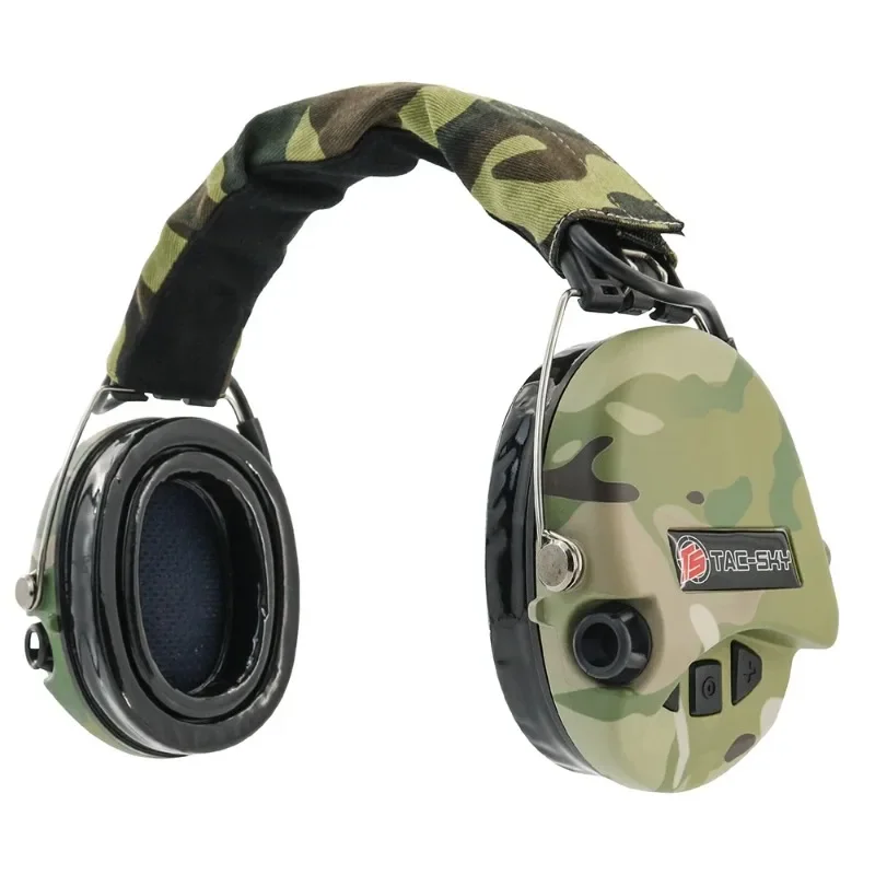 

TAC-SKY 2023 Tactical Headset SORDN IPSC Version Silicone Earmuffs Noise Canceling Pickup Headset Electronic Shooting Earmuffs