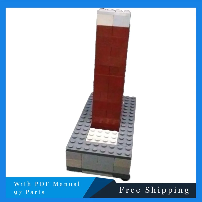 

97 PCS Decoration Creative Model Cool Series Pull Rod MOC Building Block Model Children's DIY Assembly Puzzle Toy Festival Gifts