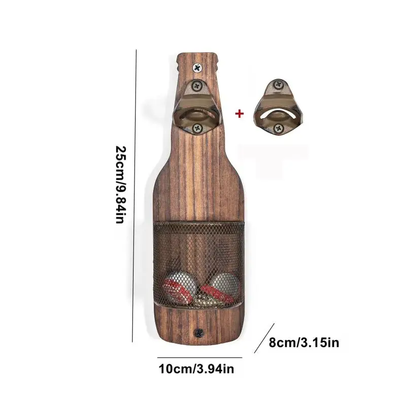 Ausgesetzt Bier Flaschenöffner Verwendet Für Esszimmer Bars Hause Wand Dekoration Flaschenöffner Küche Gadget Zubehör