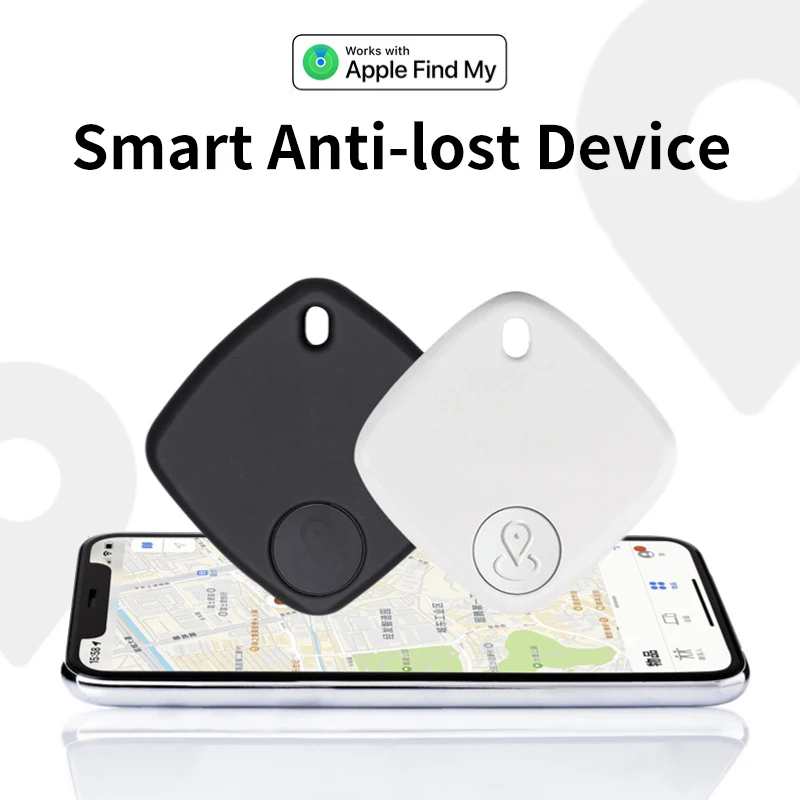 Bluetooth GPS Tracker Works with Apple Find My APP Smart Tag Anti Lost Alarm Reminder Device Locator Car Key Pet Kid Finder