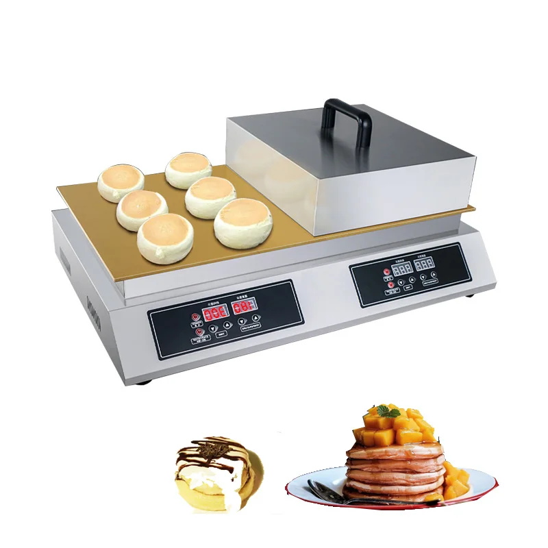 

1300W Commercial Digital Display Souffle Machine Fluffy Soufflé Pancakes Maker Machine Intelligent Timing Soufflé Cake Machine