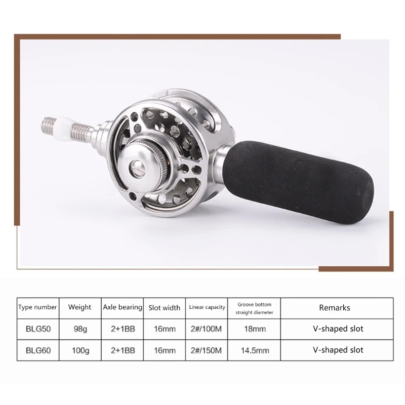 DIY Retrofits Hollow Reels Modifed Fishings Reels Wheel All Metal Pass Rod Fly Fishings Reels Boat Ice Fishings Wheel