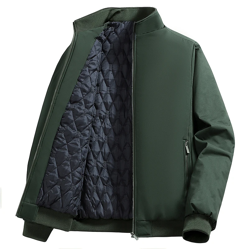 8XL Winterjacken für Herren, Übergröße, Business-Büro-Mantel, lässige Herren-Winterjacke, einfarbig, luxuriöse Oberbekleidung, 6XL 7XL – Detail 17