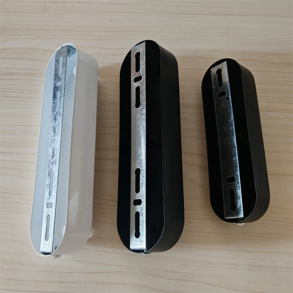 أسود أبيض سقف شنت لوحة لتقوم بها بنفسك تركيبات الإضاءة قاعدة مصابيح خمر قلادة مصباح 155 مللي متر/200 مللي متر لوحة طويلة قاعدة 1/2/3 ثقوب