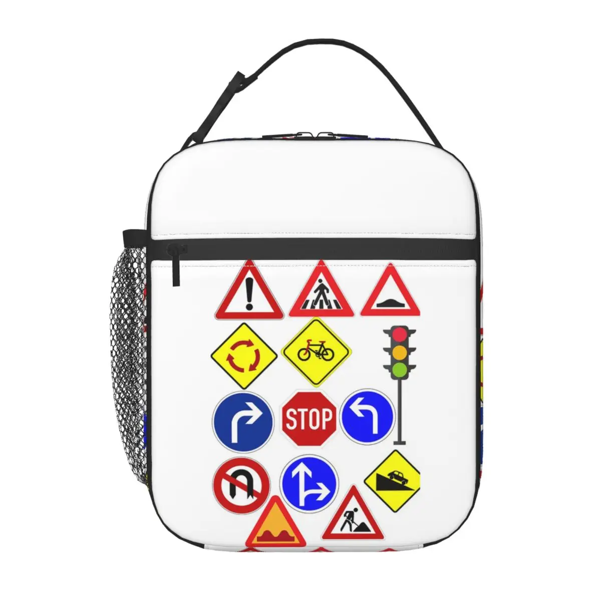 

Термосумка для обедов Traffic Signs 1: портативный ланч-бокс для женщин и детей, изолированная сумка для еды