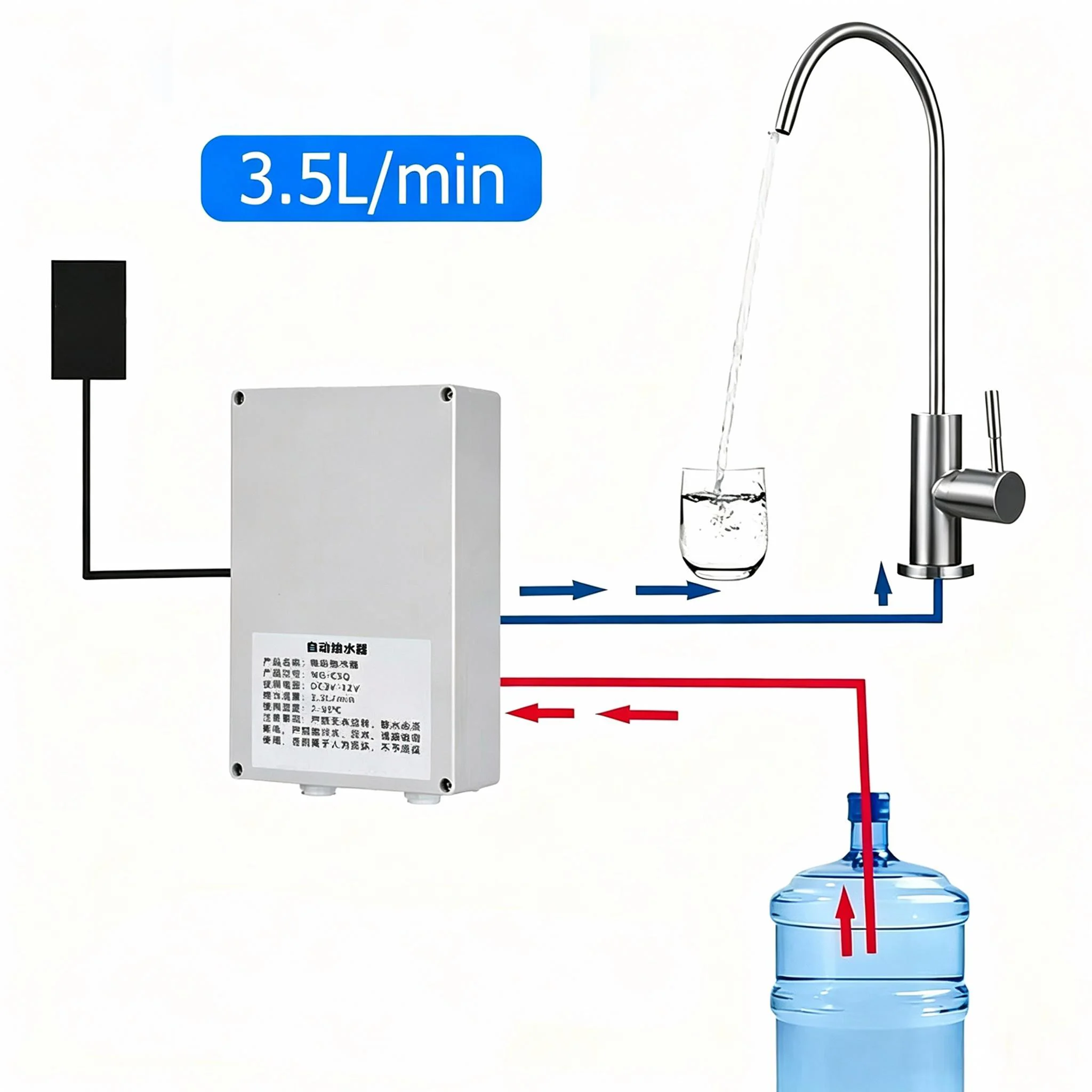 12v-electric-faucet-water-pump-35l-min-automatic-bucket-pump-for-kitchen-and-rv-water-supply