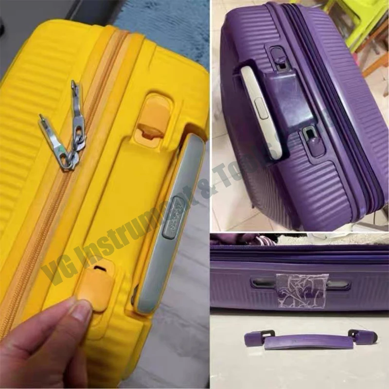 Suitable for American Tourister Luggage Handle, Pull Rod Box Accessories, Purple and Yellow AO8 Handle
