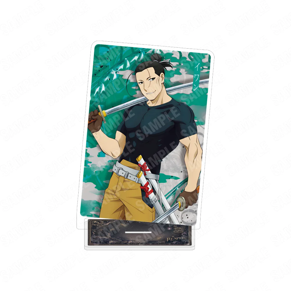 Yomi no Tsugai 15CM HD Pattern Acrylic Stand Keychain, Daemons of the Shadow Realm Character Desk Decor, Anime Collectible Gift
