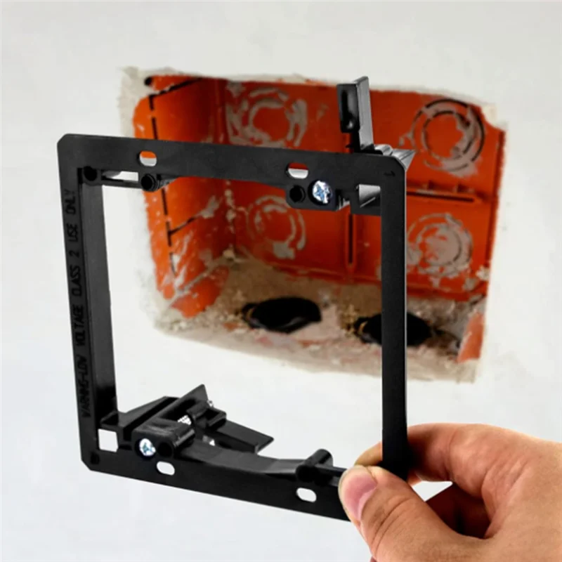 New Show-2GANG لوحة الحوائط الجافة متعددة الأغراض معدات دعامة تثبيت الجهد المنخفض لخطوط الهاتف وكابلات الشبكة المتينة، #3