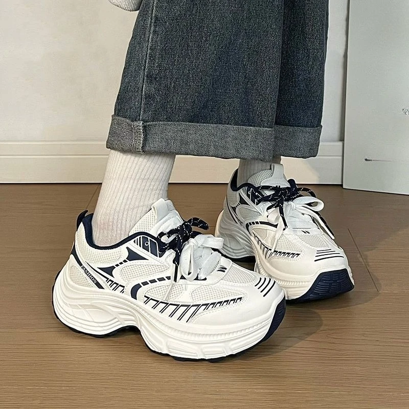 

Spring and Autumn Elegant Round Head Running Sports and Leisure Shoes Fashionable Best Selling New Comfortable Women's Shoes