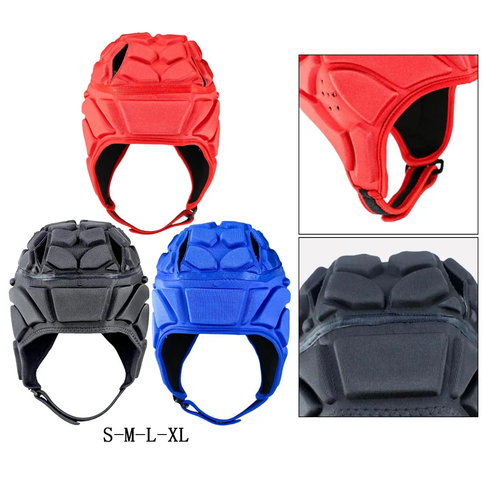 Casco de rugby Casco de fútbol Bandera 7v7 Gorra Scrum acolchada de EVA Casco de béisbol
