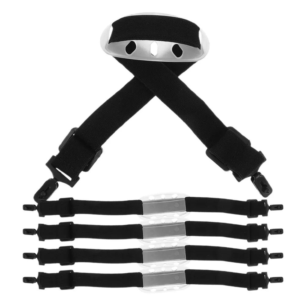 

5 шт. универсальных эластичных регулируемых ремней для крепления каски на подбородке, аксессуары для строительных, промышленных и уличных работ