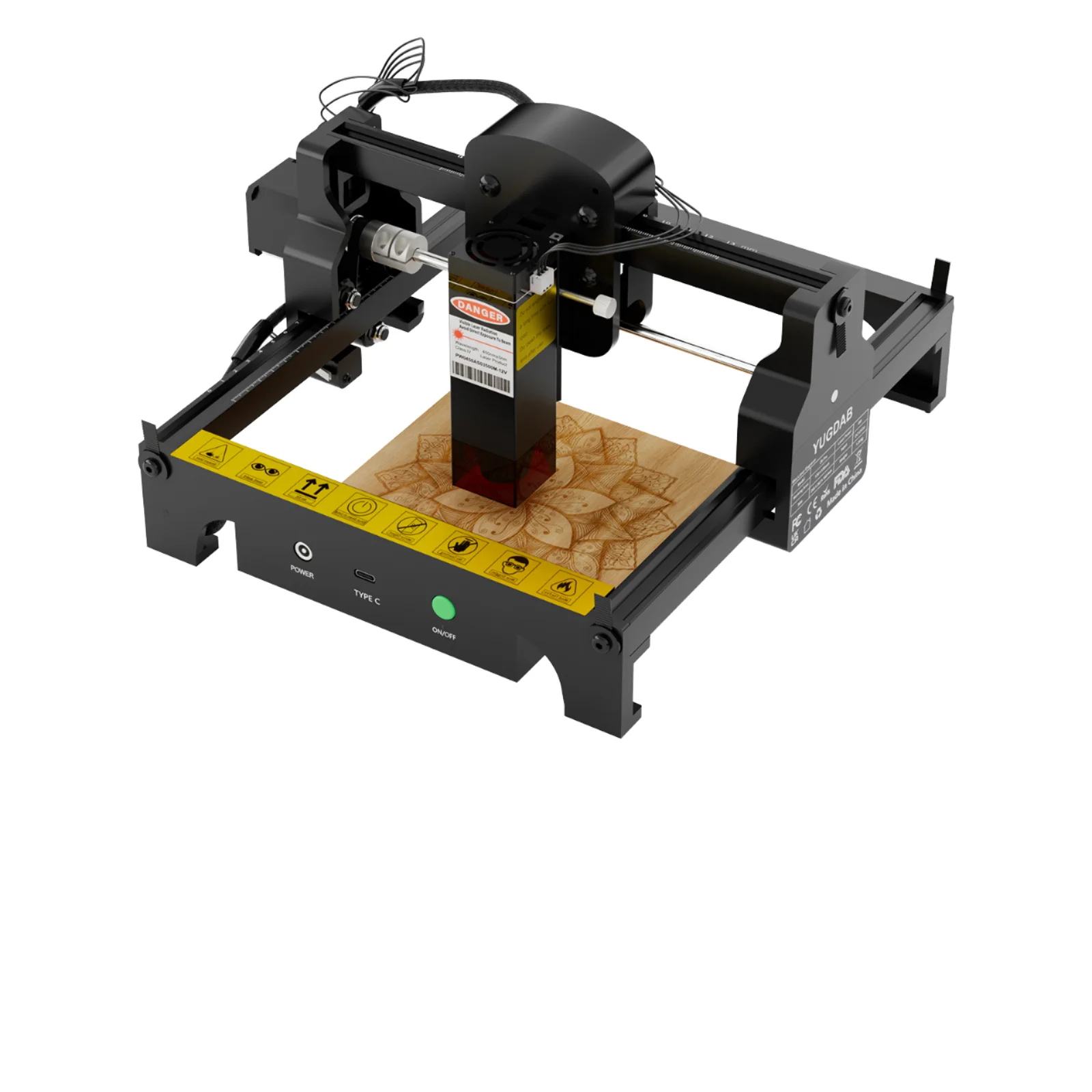 3D Printing Laser Cutting - Porte-clés de bijoux personnalisé, Machine de