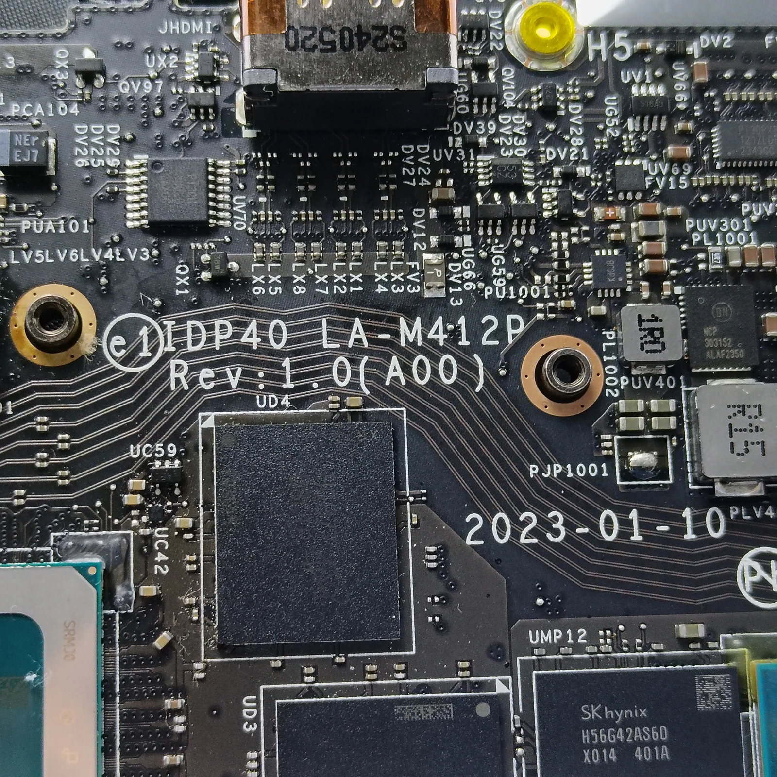 0HKWDT HKWDT for Dell Alienware X14 R2 Laptop Motherboard System Mainboard Onboard CPU i7-13620H RTX4060 - 8GB RAM 32GB LA-M412P