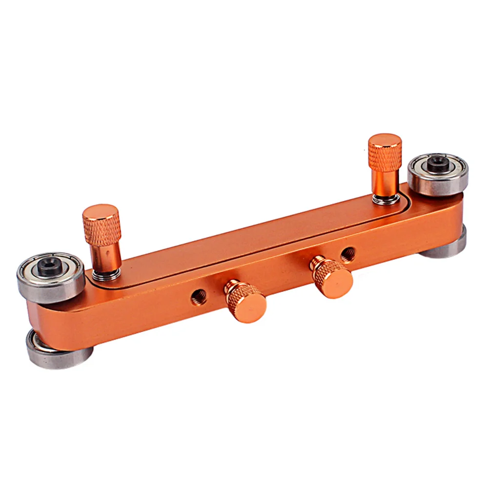

Guitar Saddle Nut Sanding Tool 3-12Mm Adjustable Height For Bone Plastic Composite Precision Fitting Orange Color Guitar