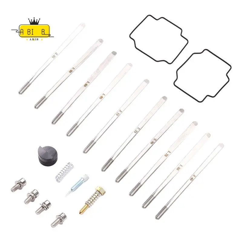 ABIB -Motorcycle Carburetor Repair Kit Carburetor Needle Idle Mixture Ratio Adjust Screw For 2 Stroke Lectron Carburetor