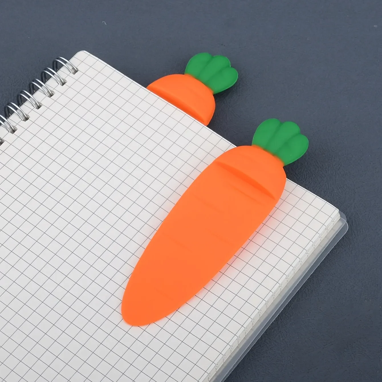 Kawaii Cartoon Carrot Bookmark For Student 3D Stereo Book Holder Binder Index Divider Reader Stationery Office School Supplies