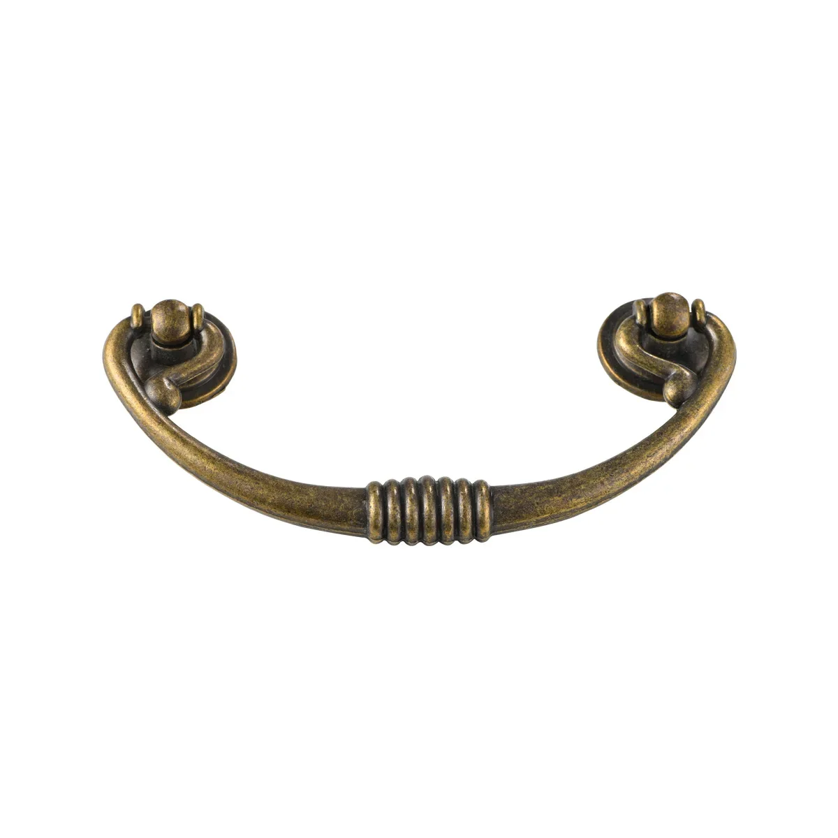 335 New Chinese Antique Bronze Zinc Alloy Antique Double Hole Set Handle Hole Distance 96mm